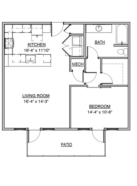 a floor plan of a house